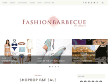 Tablet Screenshot of fashionbarbecue.com